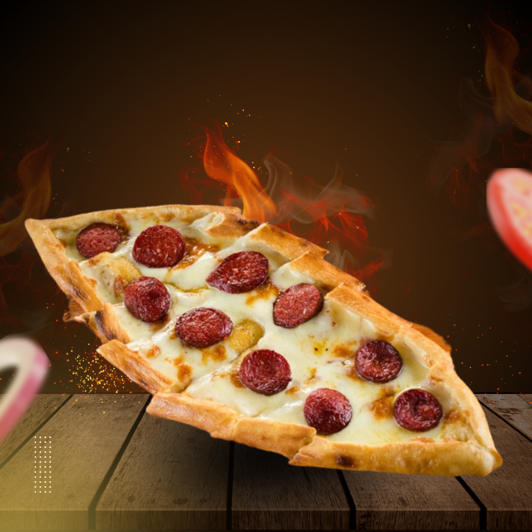 Sucuk Kaşarlı Pide