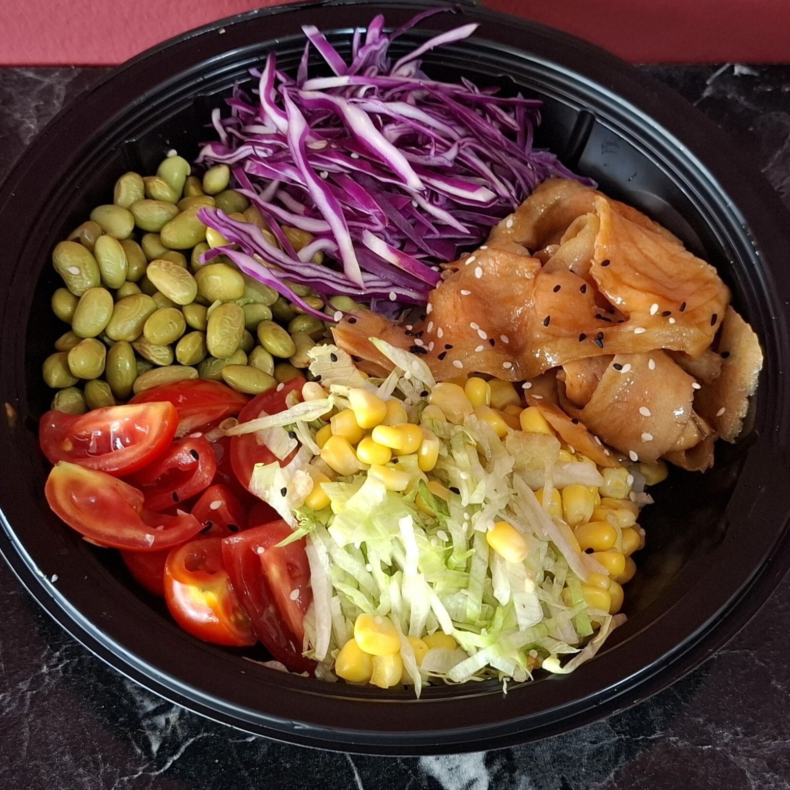 Pişmiş Somon Bowl