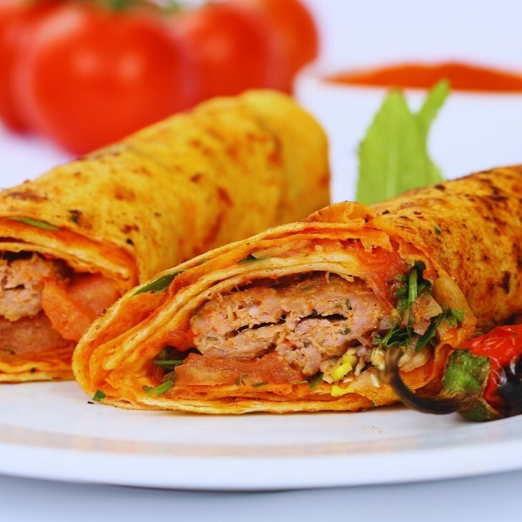 Acılı Zırh Kebap Dürüm