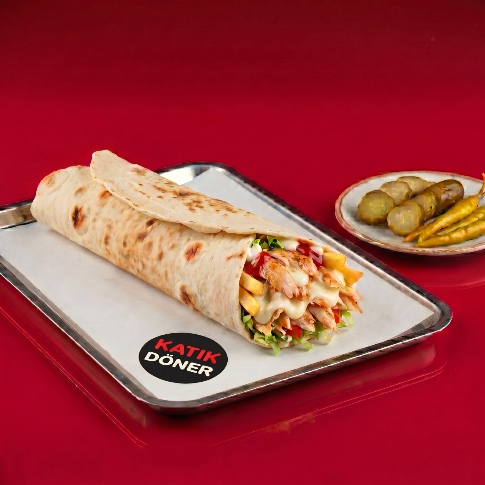 Katık Kaşarlı Tavuk Dürüm (100 gr)