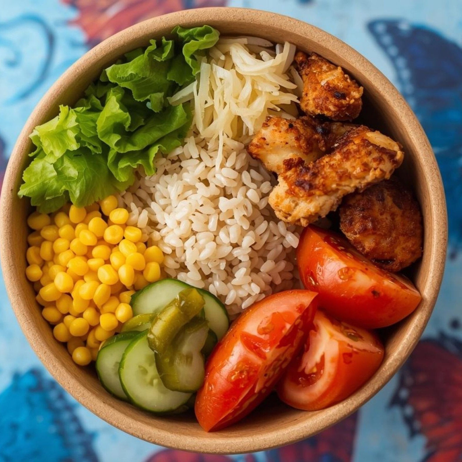 Make Your Spicy Crispy Chicken Bowl