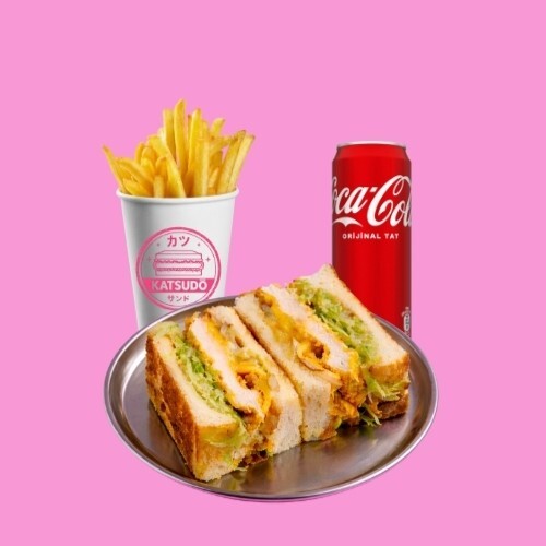 Honey Mustard Crispy Chicken Katsu Sando Menü