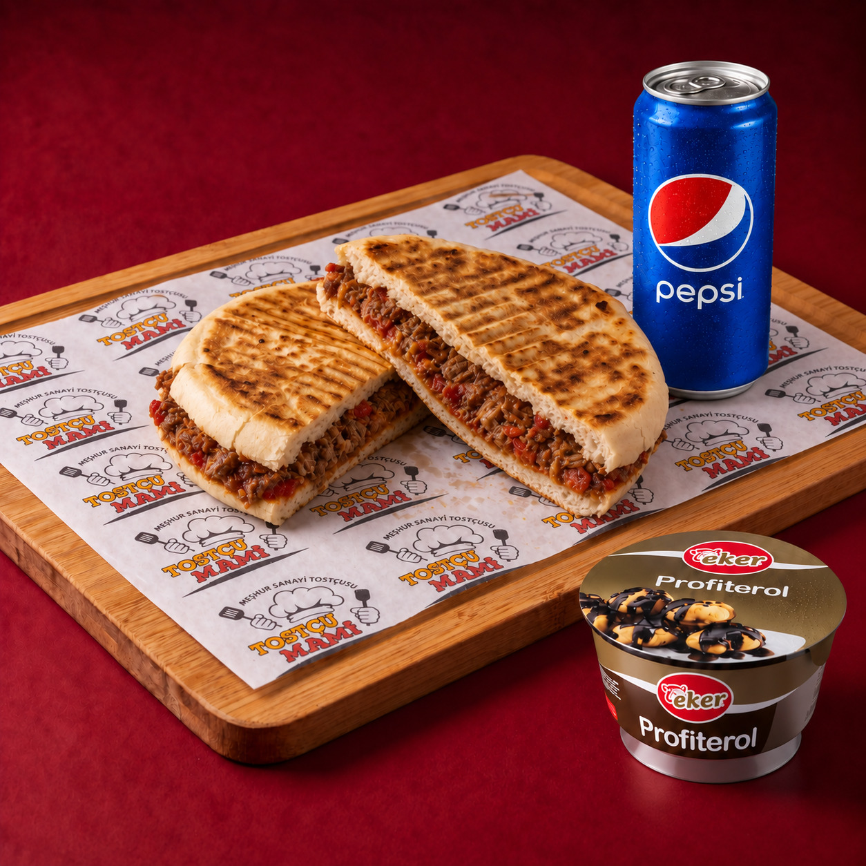 Bazlamalı Mamireç Tost Menü
