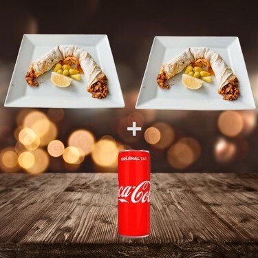 2 Tavuk Tantuni Dürüm + 330 ml İçecek