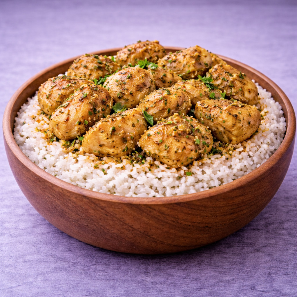 Dağ Kekikli Tavuklu Pilav