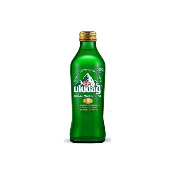 250 ml Çevir Aç Kapak Uludağ Gold Klasik Maden Suyu (25 cl.)