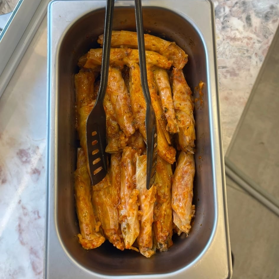 Zeytinyağlı lahana sarma