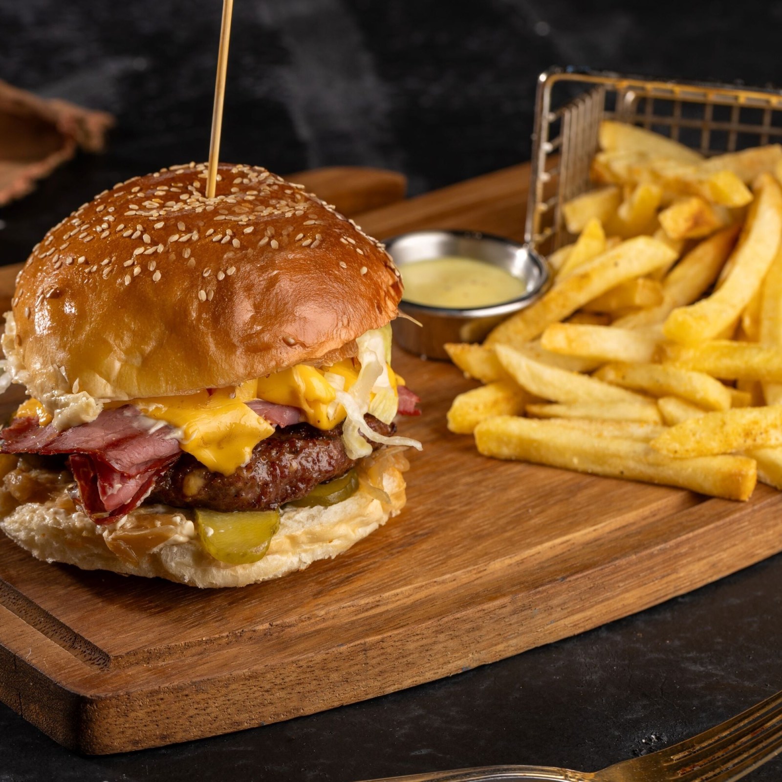 Trüf Mayonezli Et Burger