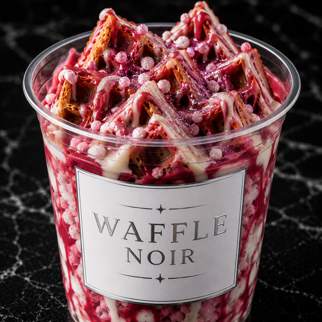 Barbie Bardak Waffle
