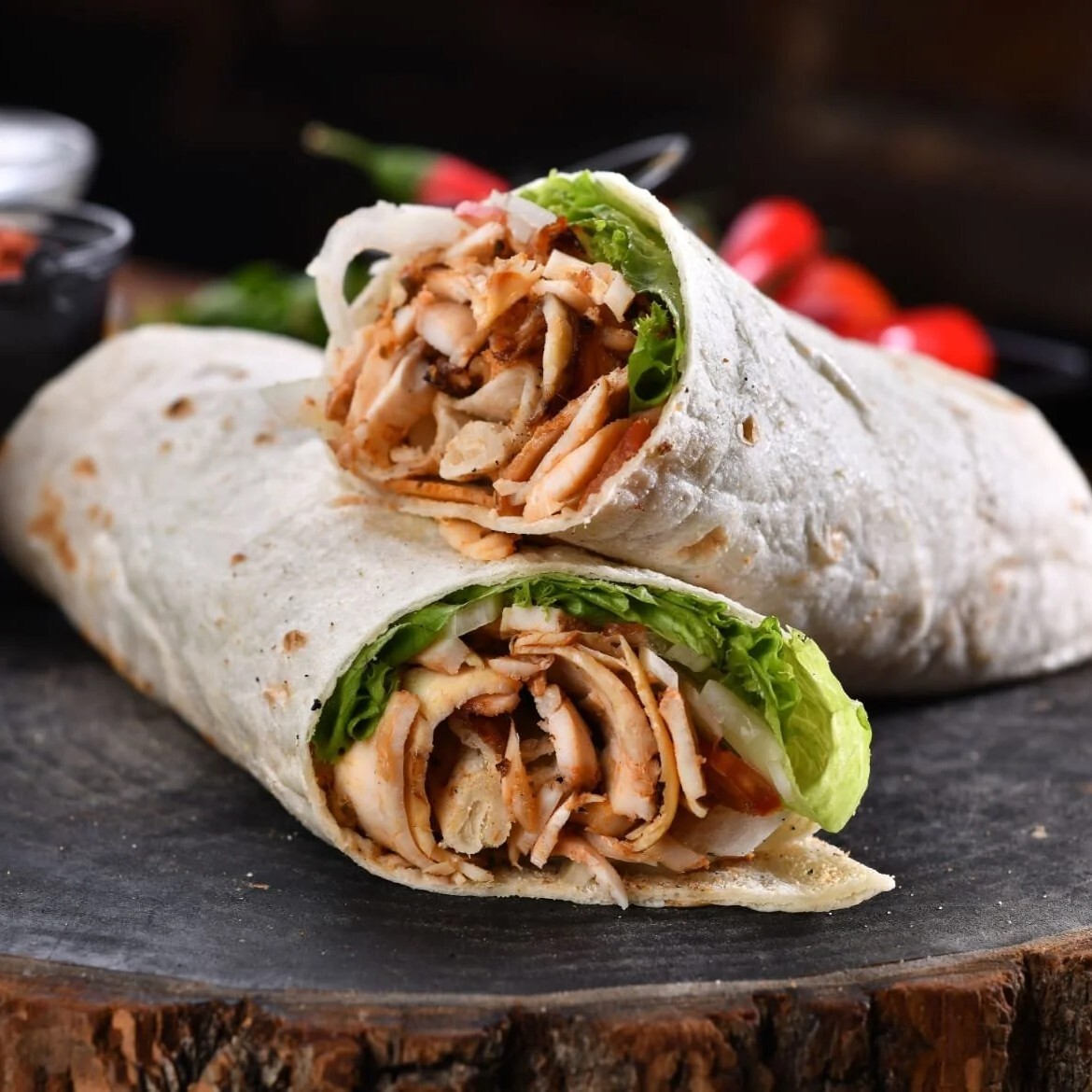 Ankara Usulü Tavuk Döner Dürüm