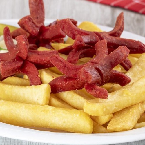 Ahtapot Sosis Ve Patates Kızartması