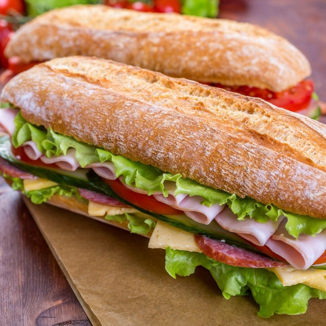 Salamlı Kaşarlı Baget Sandviç