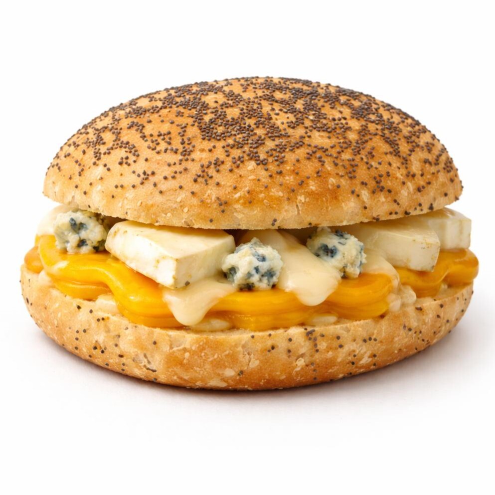 4 Peynirli Haşhaşlı Bagel
