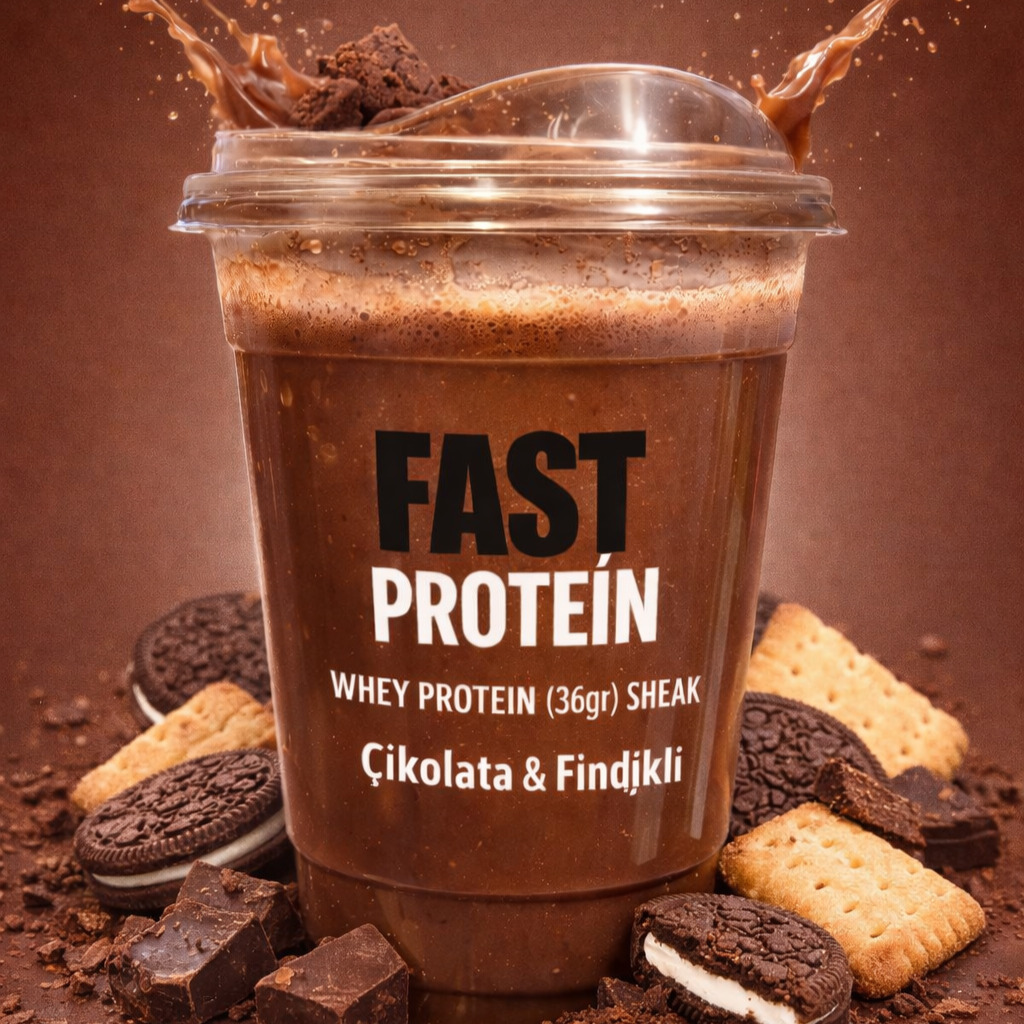 Fast Çikolata ve Bisküvili Protein Shake
