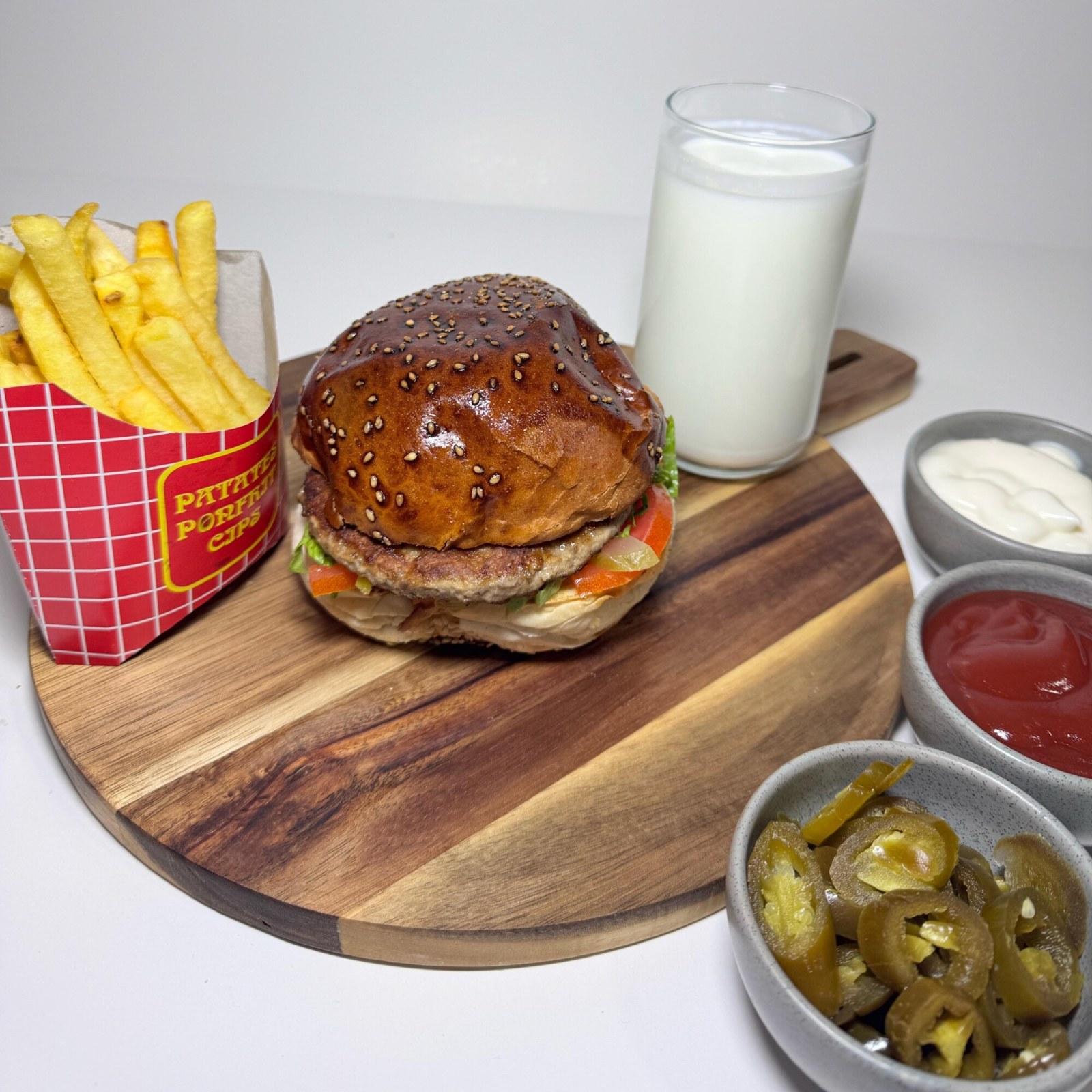 Hamburger Menü 1
