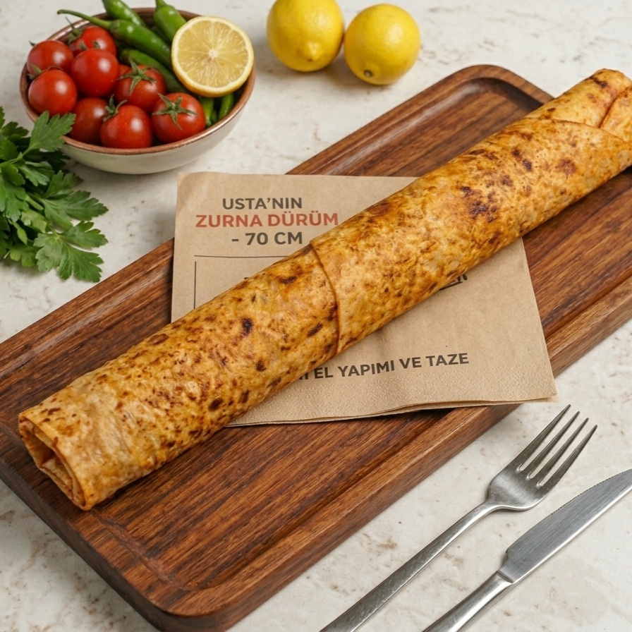 Kaşarlı Hatay Usulü ZURNA DÜRÜM 70 CM