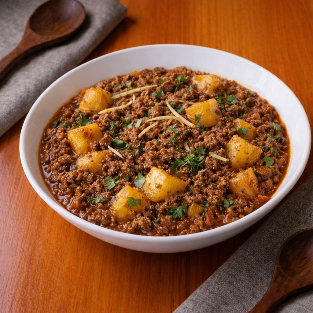 Dana Kıyma Aloo
