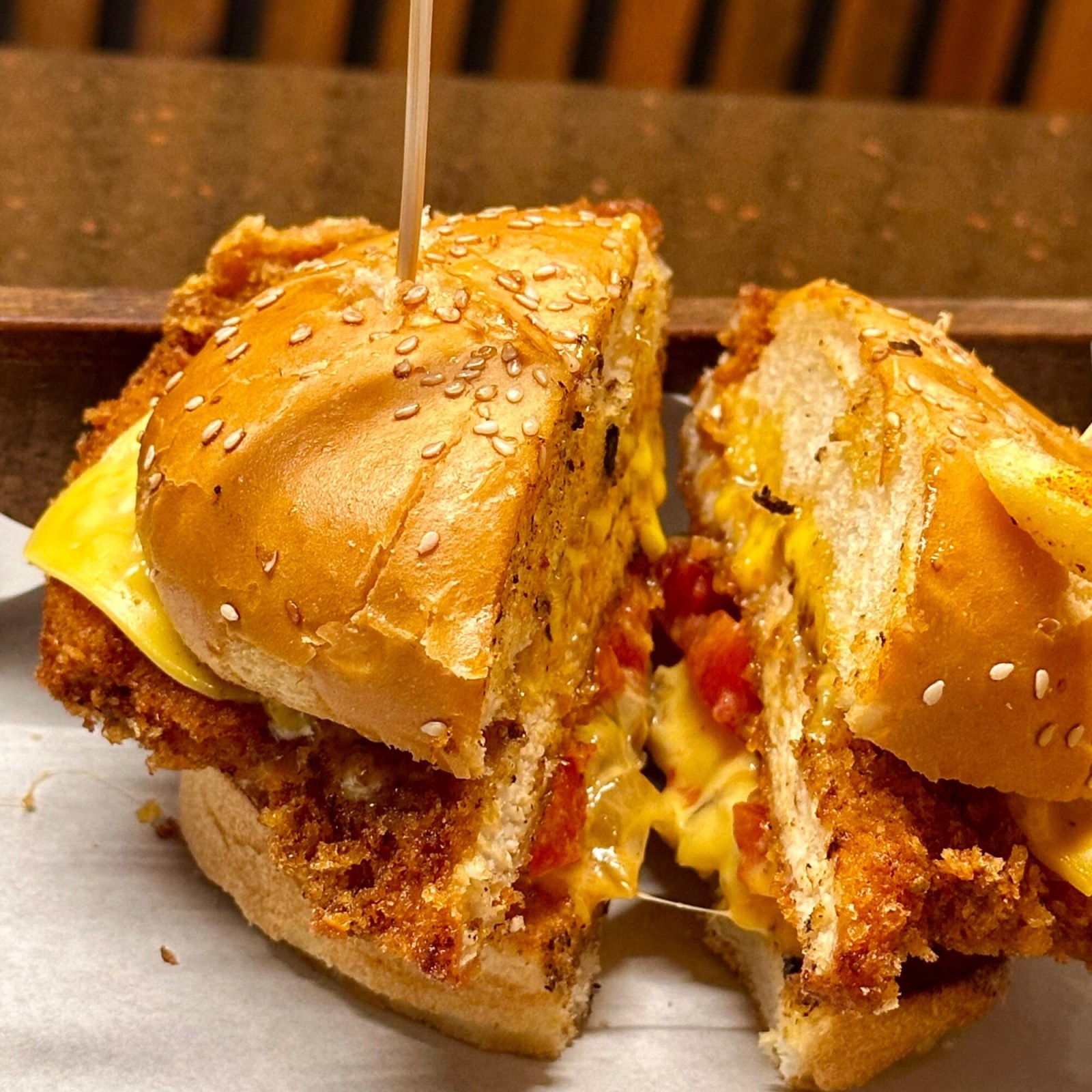 Chicken Cheese Burger