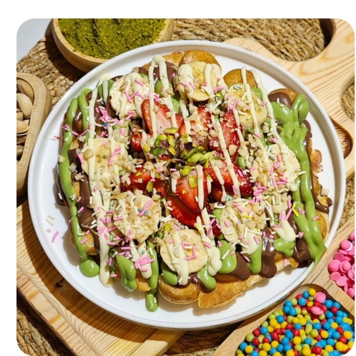 Antep Fıstıklı Waffle