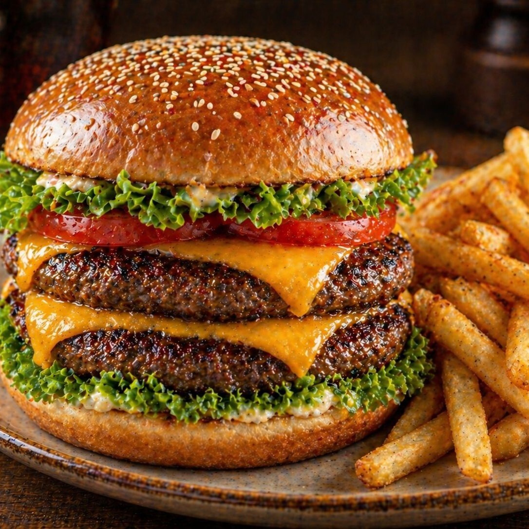 Burger (Çift Köfte)