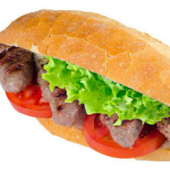 Üç Çeyrek Köfte+Kola Menü,arasına,soğan ,domates,acıezme