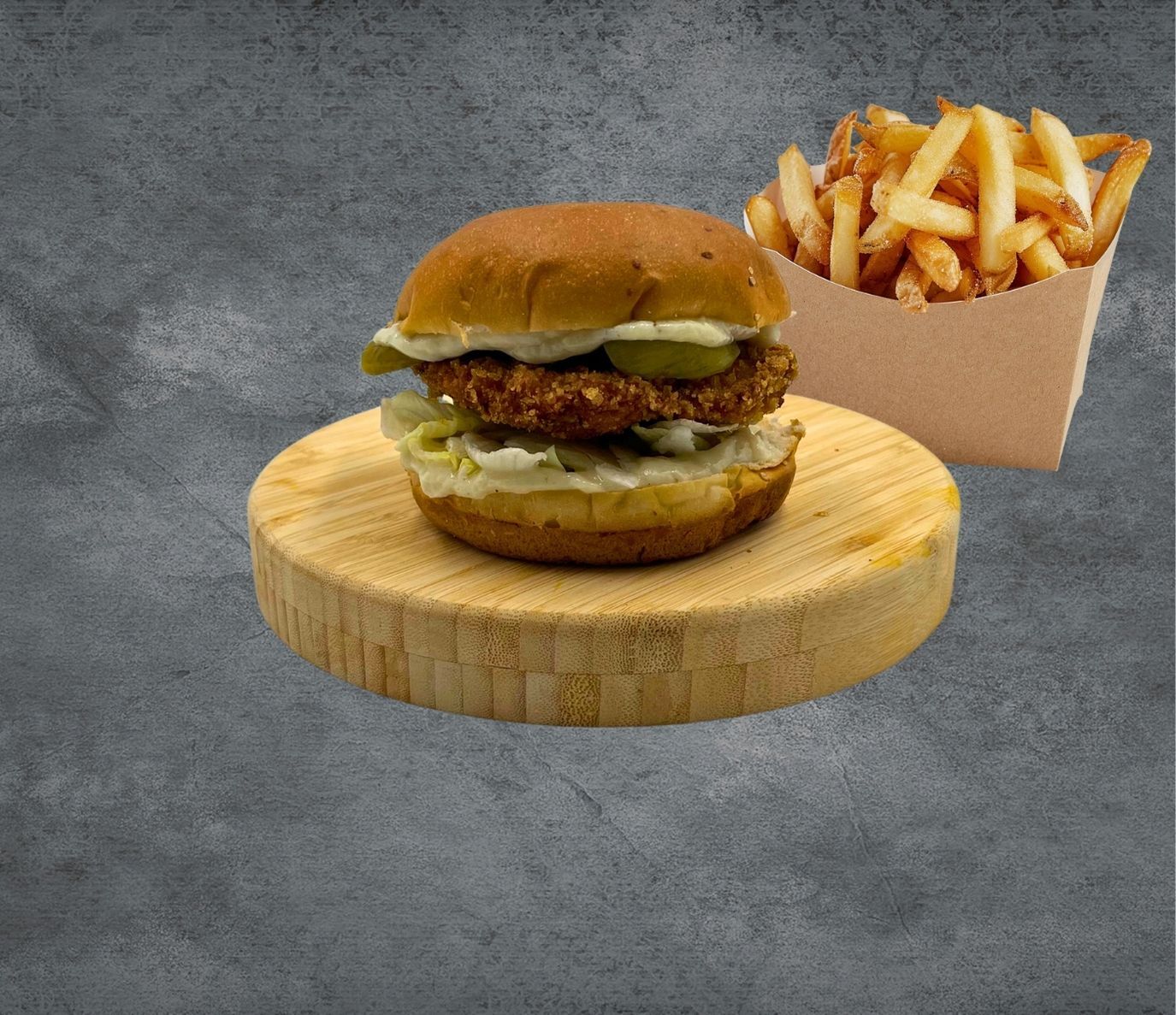 Sezar Tavuk Burger Menü