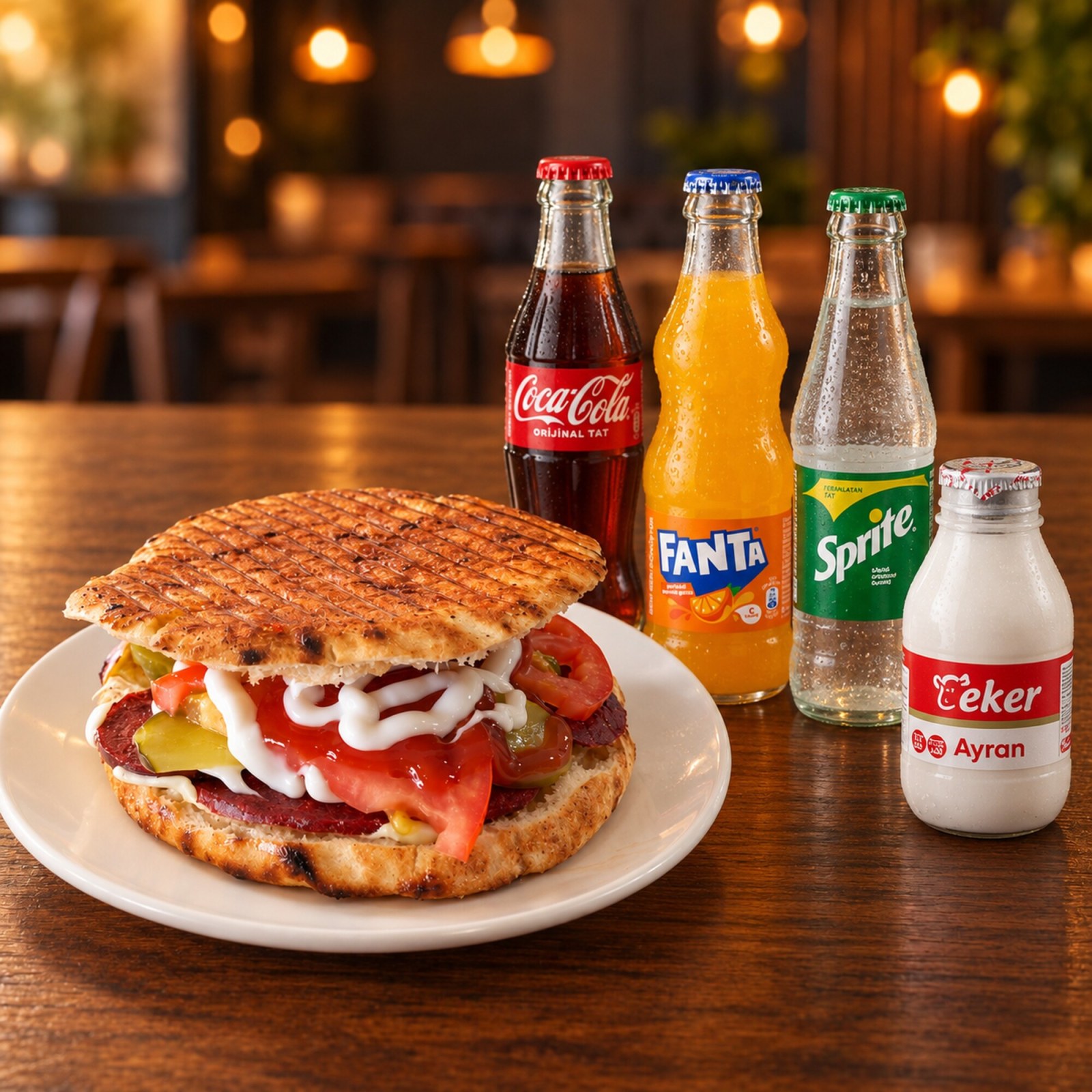 Tombik Tost, İçecek Menü