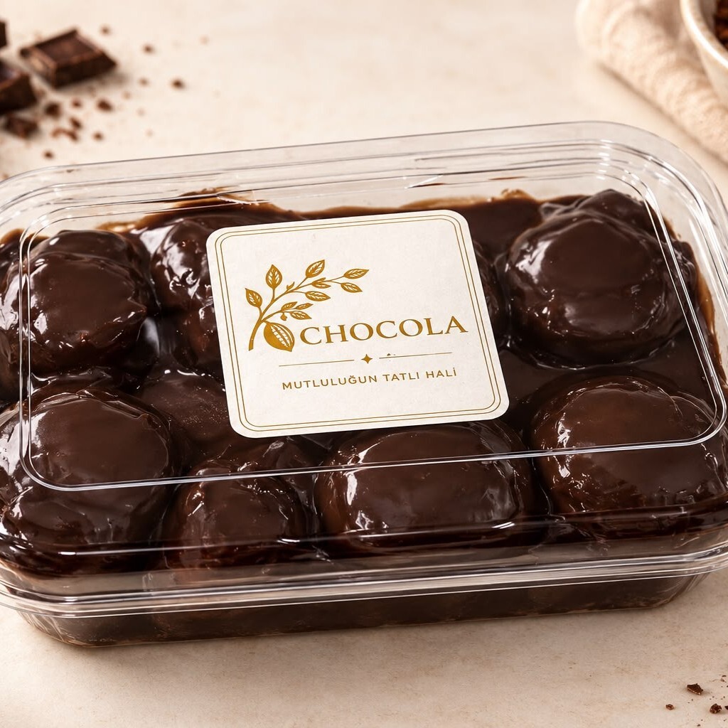 Bitter Çikolatalı Profiterol (1 kg)