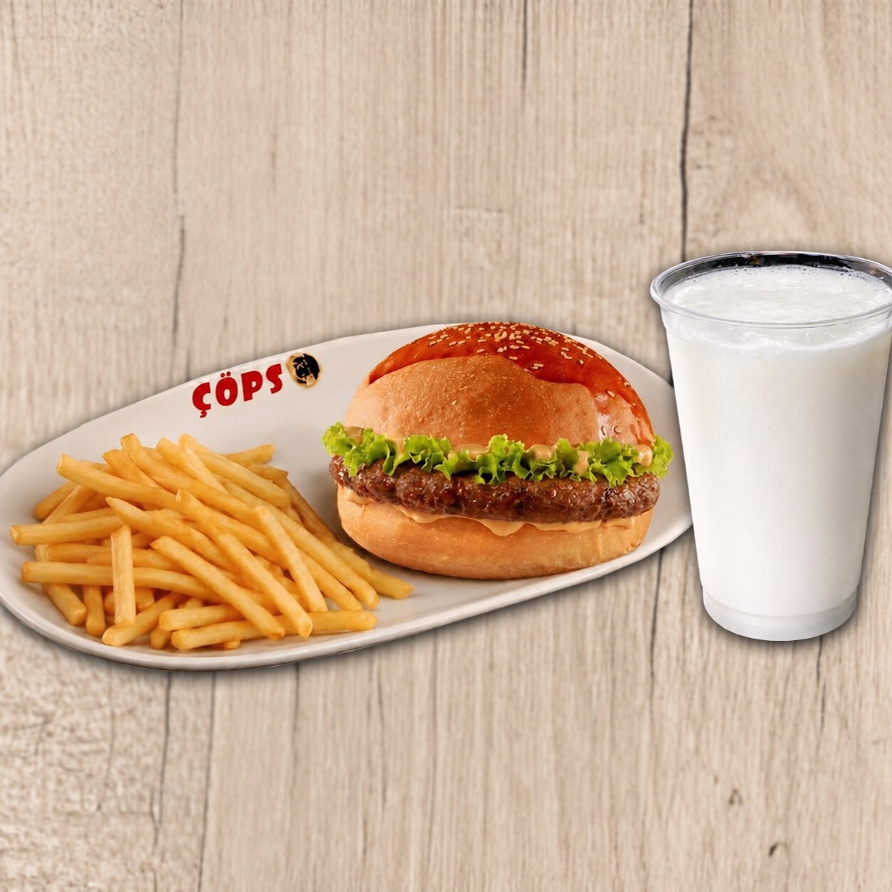 Çöps Miniklere Özel Çocuk Burger Menü – Oyuncak Hediyeli