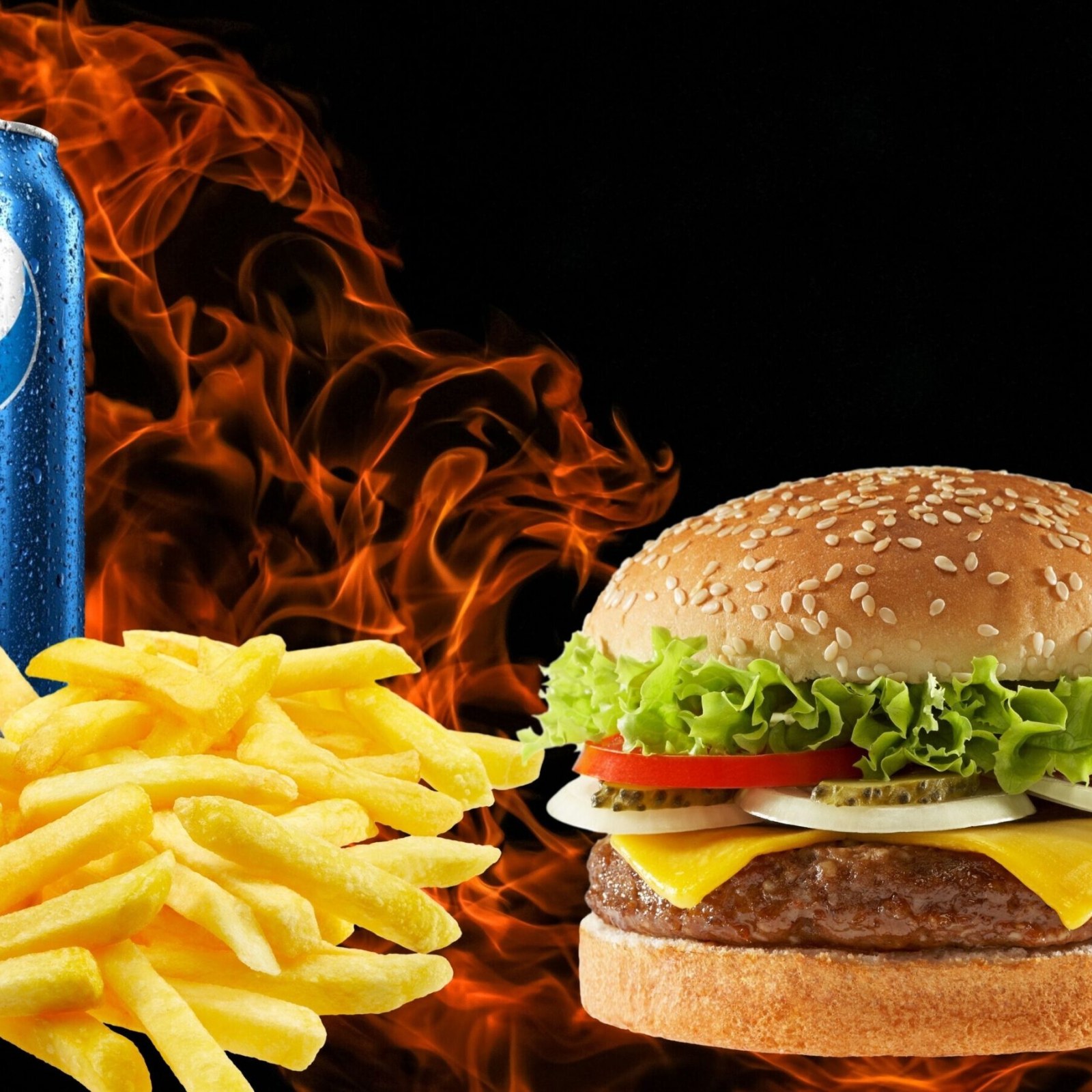 Chesee Burger Menü