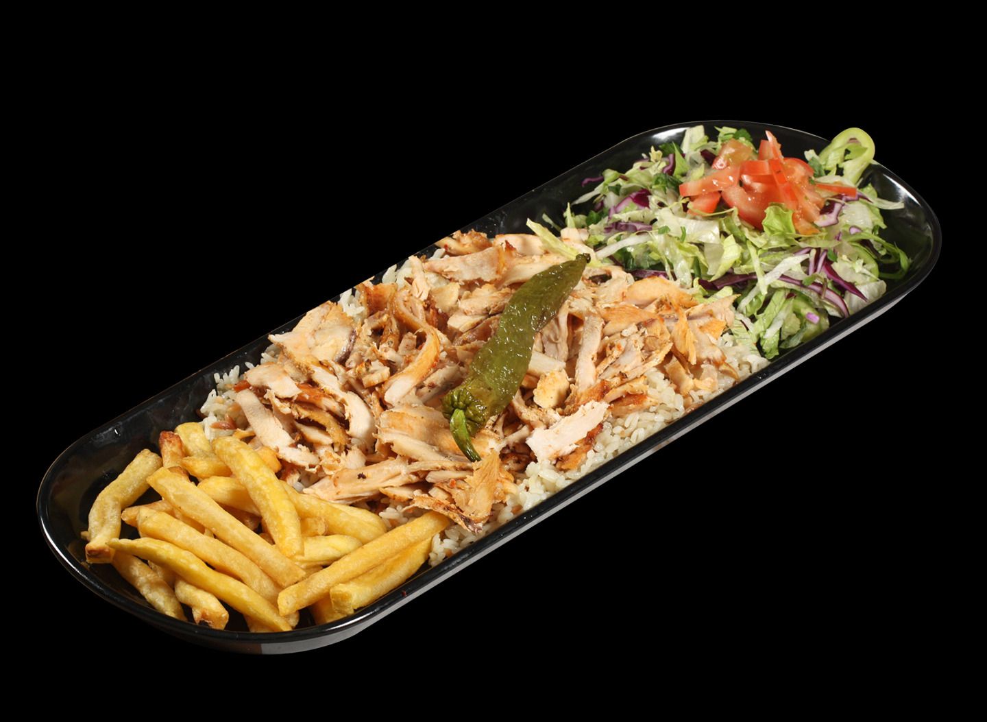 Pilavüstü Tavuk Döner Servis