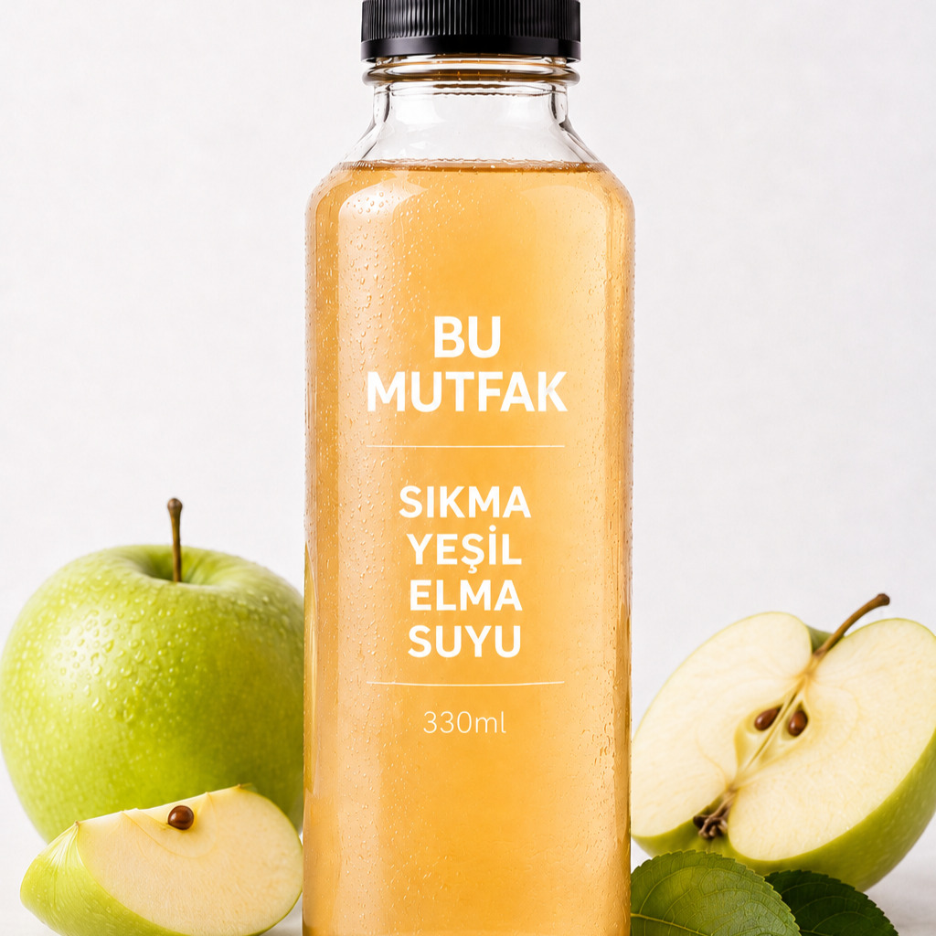 Sıkma Ekşi Elma Suyu