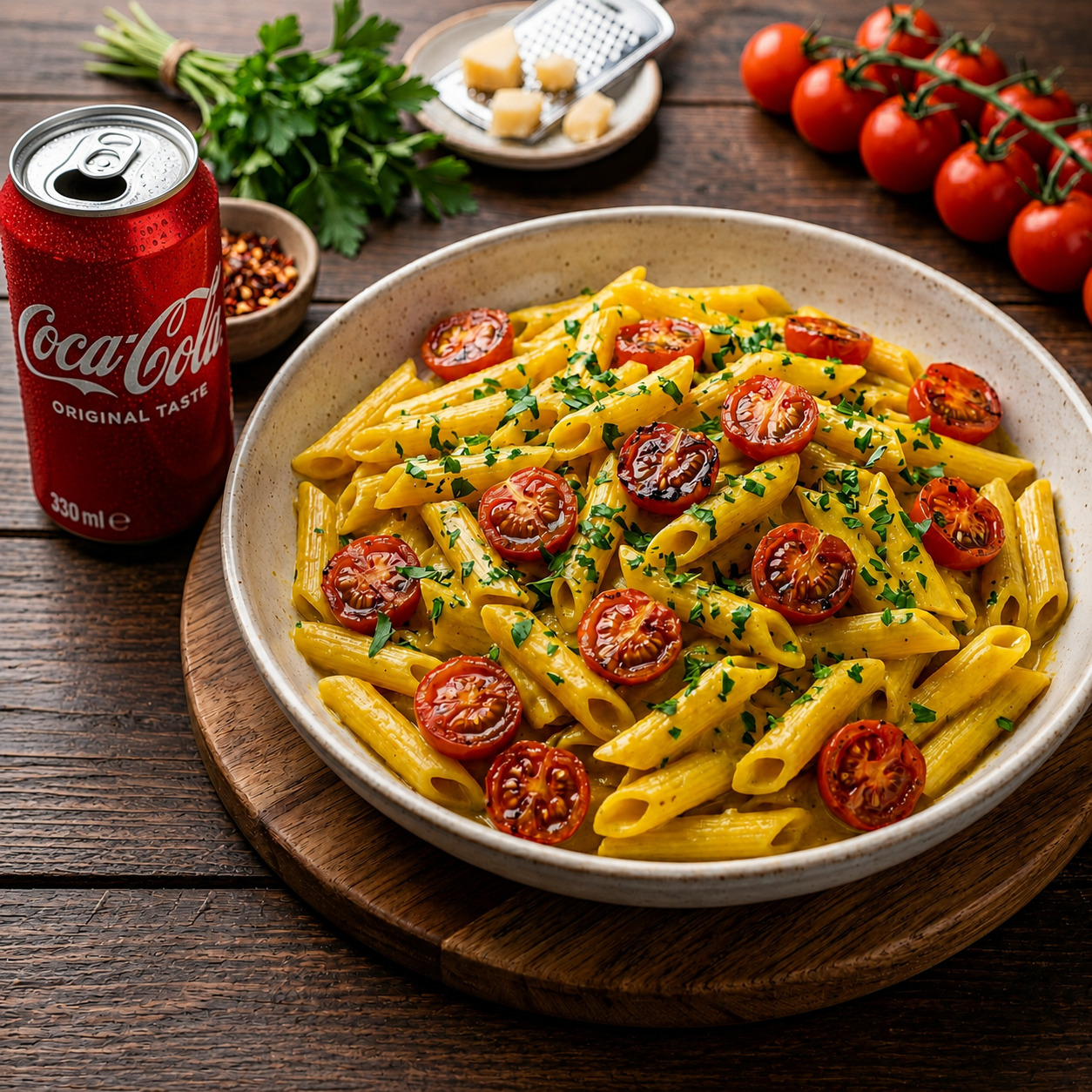 Avantajlı Zerdeçallı Penne Makarna