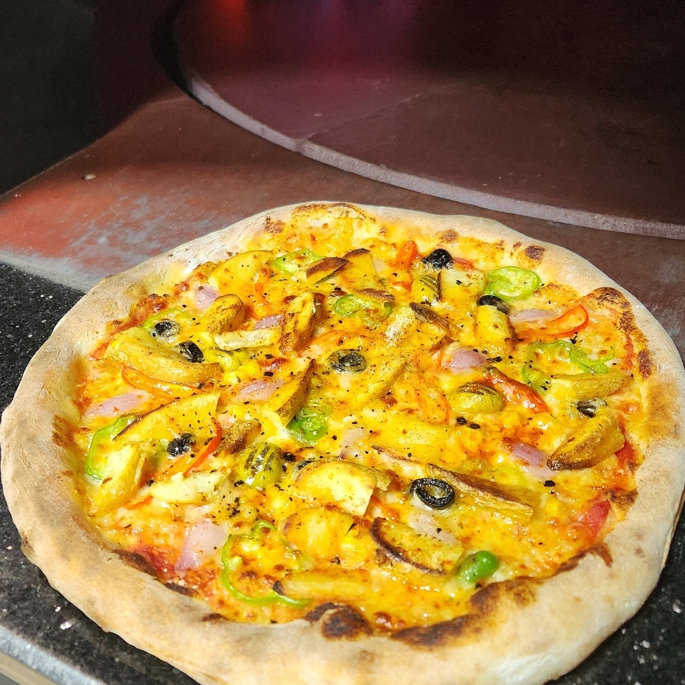 Fırın Patatesli Pizza (Büyük)