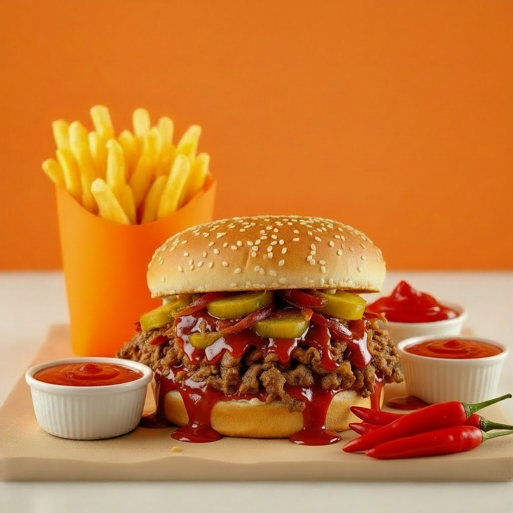 Acı Dana Tiftik Burger