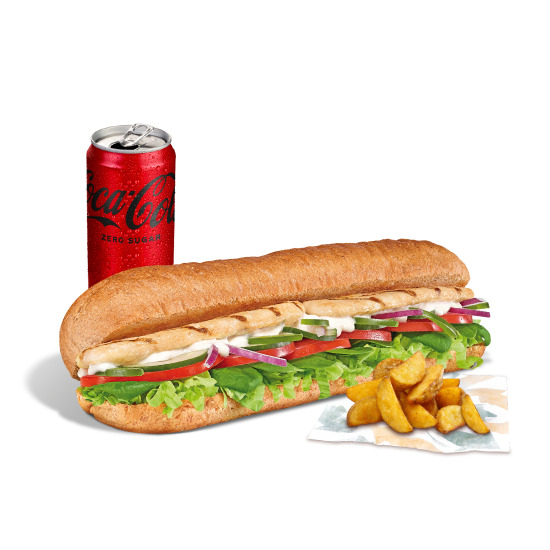 Tavuk Fileto Sandviç (30 cm.) Menü
