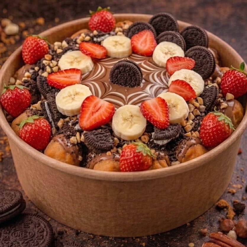 Oreo Waffle Bowl