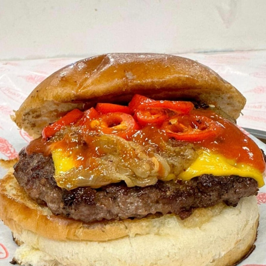 Hot Cheese Burger (PATATES KIZARTMASI İLE)