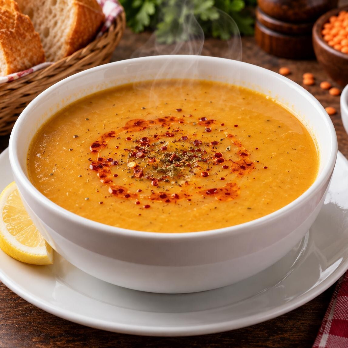 Süzme Mercimek Çorbası