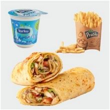 Soslu Tavuk Dürüm (70 gr.) Menü