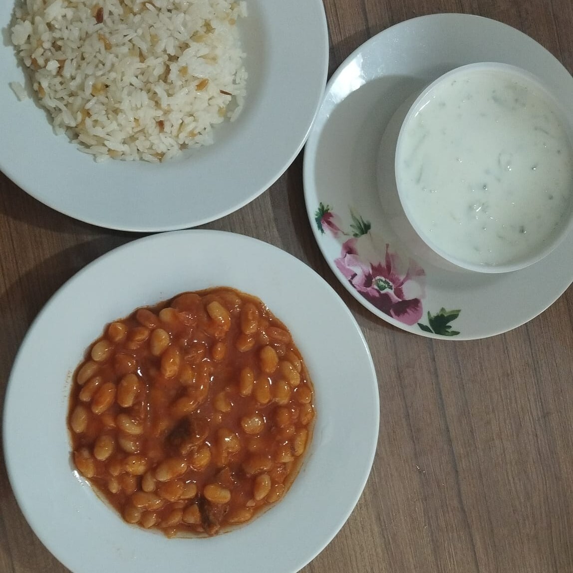 Kuru Fasulye Menü