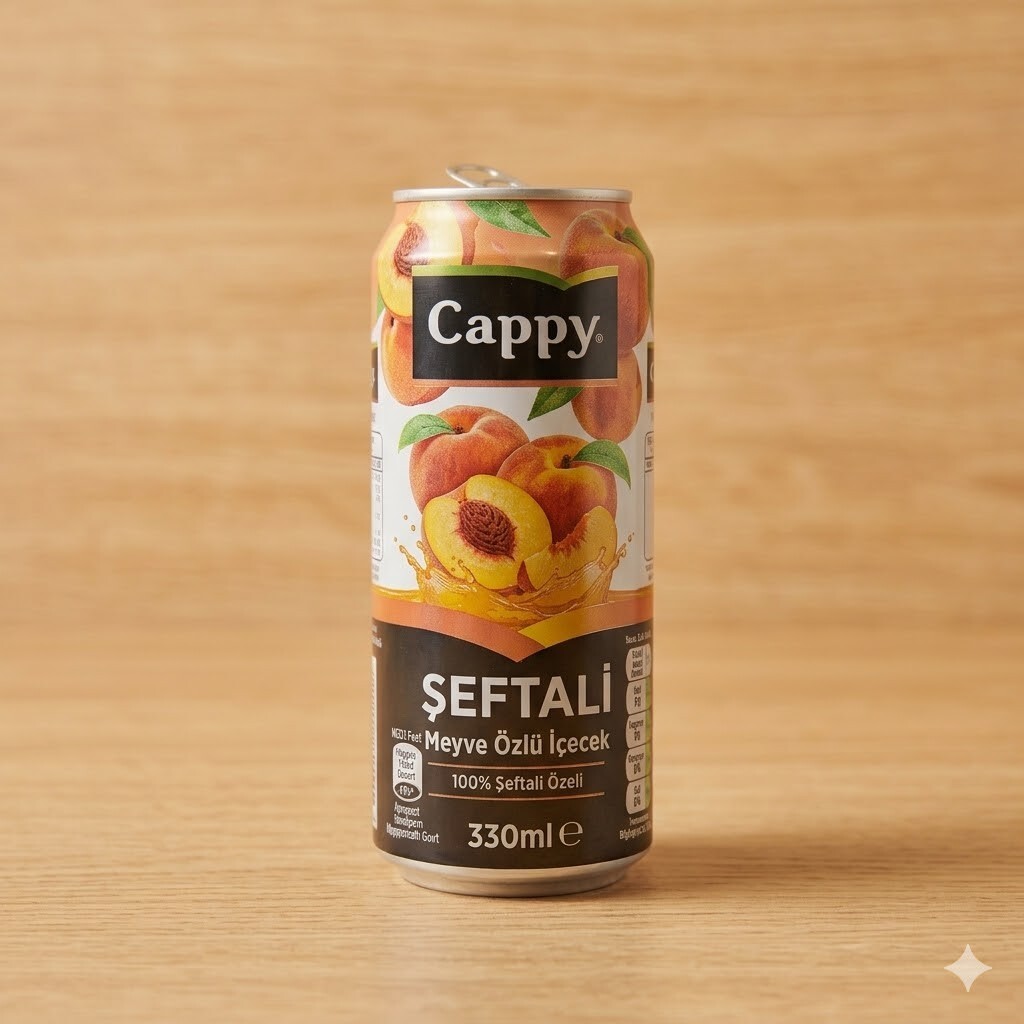 Cappy Şeftali Meyve Suyu (330ml.)