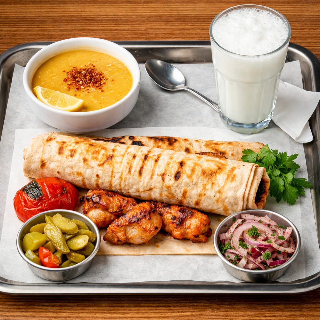 Tavuk Şiş Dürüm Menü