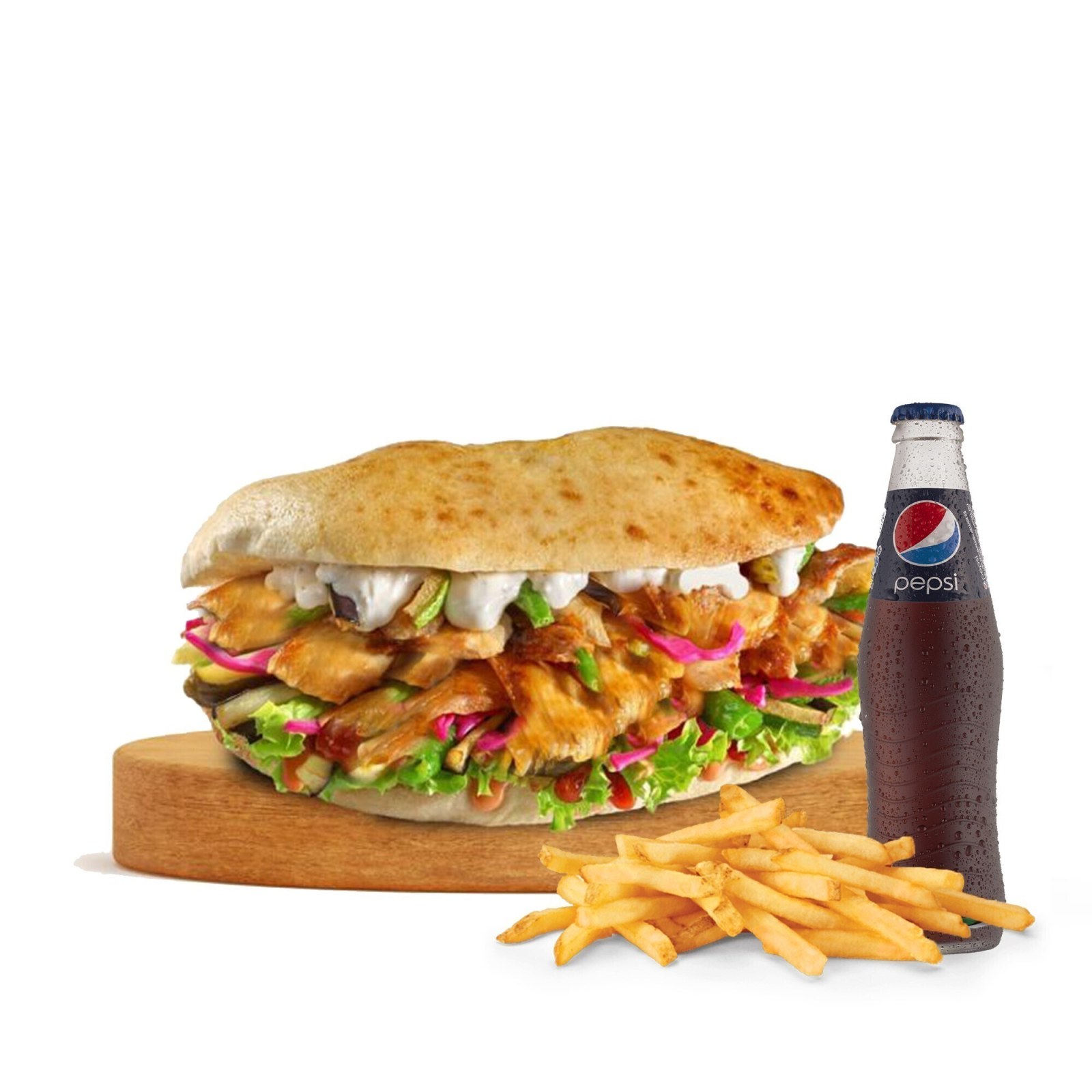 Alamania Gobit Ekmek Arası Tavuk Döner (L) Menü