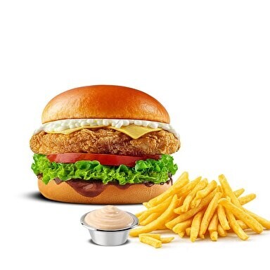 Bbq Burger + Çıtır Patates Kızartması