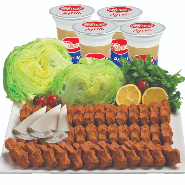 Aile Paketi (4-5 Kişilik) (1000 gr) + (4 Adet) Ayran (17 cl)