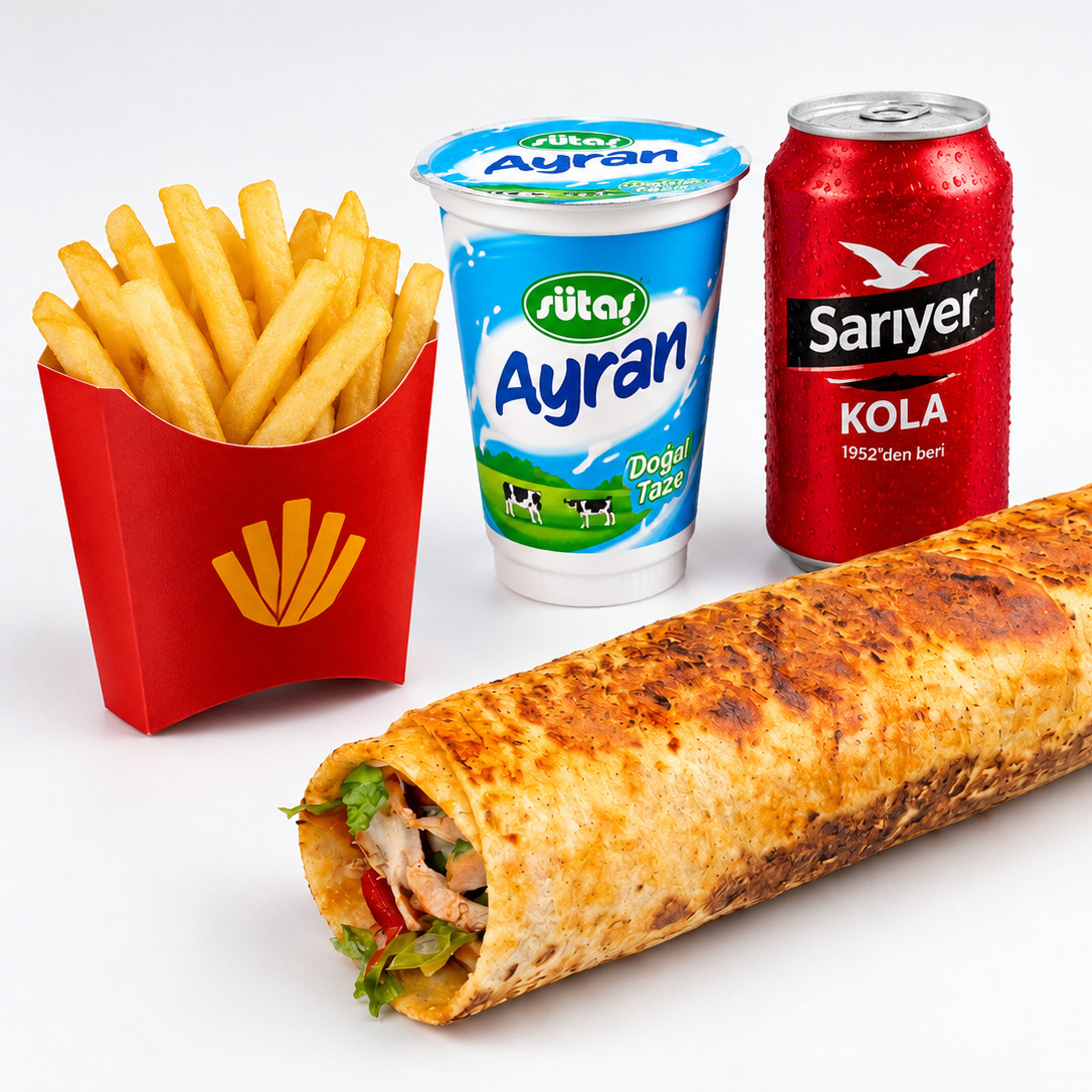Ala Dürüm Menü (Tavuk)