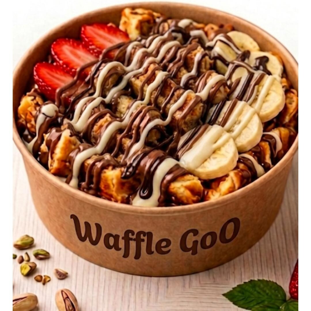 Waffle Beyaz Sütlü Çikolata Rüyası 🔥