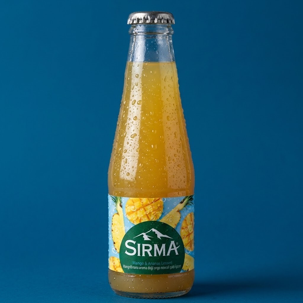 Sırma Doğal Zengin Mineralli Maden Suyu Mango & Ananas Lezzeti 200 ml