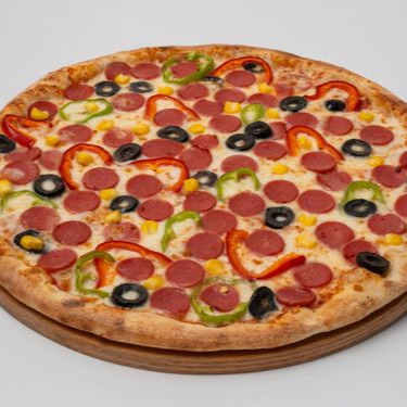 Sosisli Pizza 2-3 kişilik(Büyük Boy 40 CM )